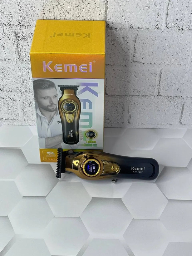ماشین اصلاح کیمی مدل KM-1677 با تیغه سرامیک و برش مستقیم