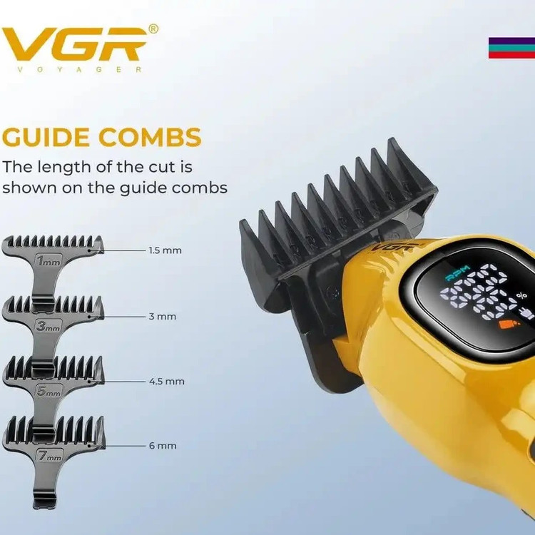 ماشین اصلاح وی جی آر مدل V-886T با برش مستقیم و تیغه سرامیک