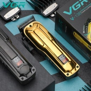 ماشین اصلاح وی جی آر مدل V-138 با تیغه استیل ضد زنگ